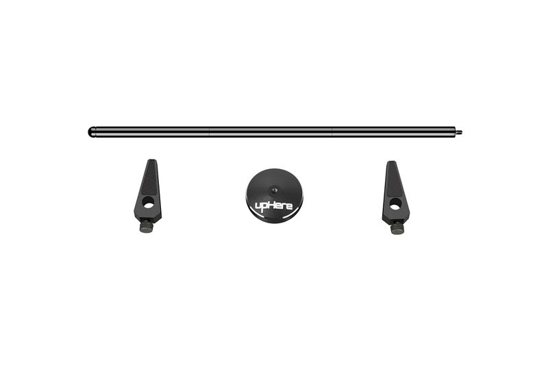 upHere Graphics Card GPU Brace Support Video Card Sag Holder/Holster Bracket, Anodized Aerospace Aluminum, Single or Dual Slot Cards Black (G205) - Image 4